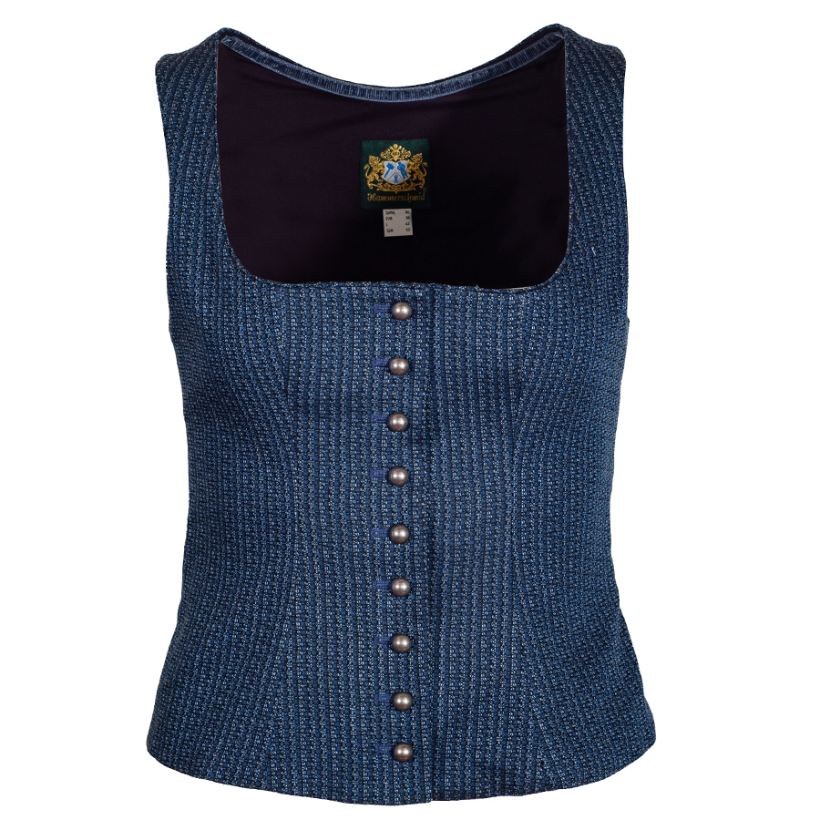 Hammerschmid Spenzer Storo, blau, tailliert