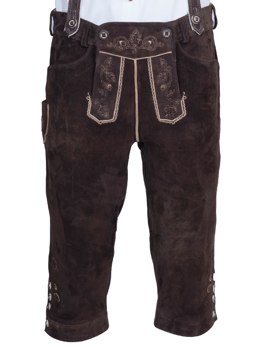 Spieth & Wensky Tiberius Lederbundhose pfefferbraun