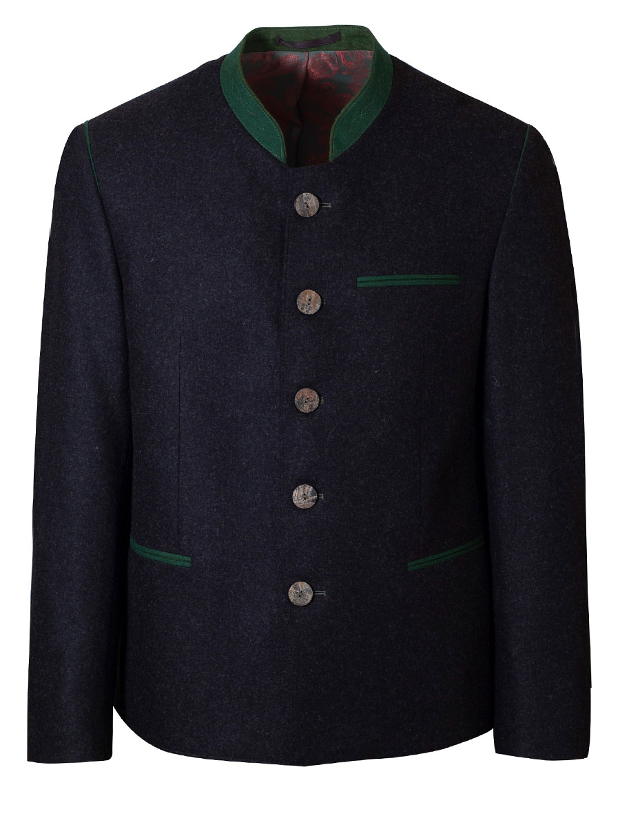 hausg'macht Lodenjanker Wallgau, anthrazit, elegant