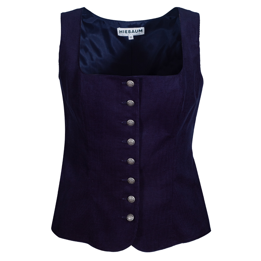 Hiebaum Cordmieder, marineblau