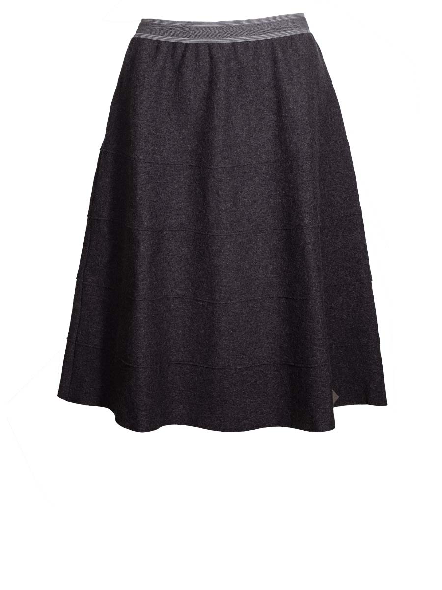 Stapf Walkrock Fenna, anthrazit, Gummizugbund