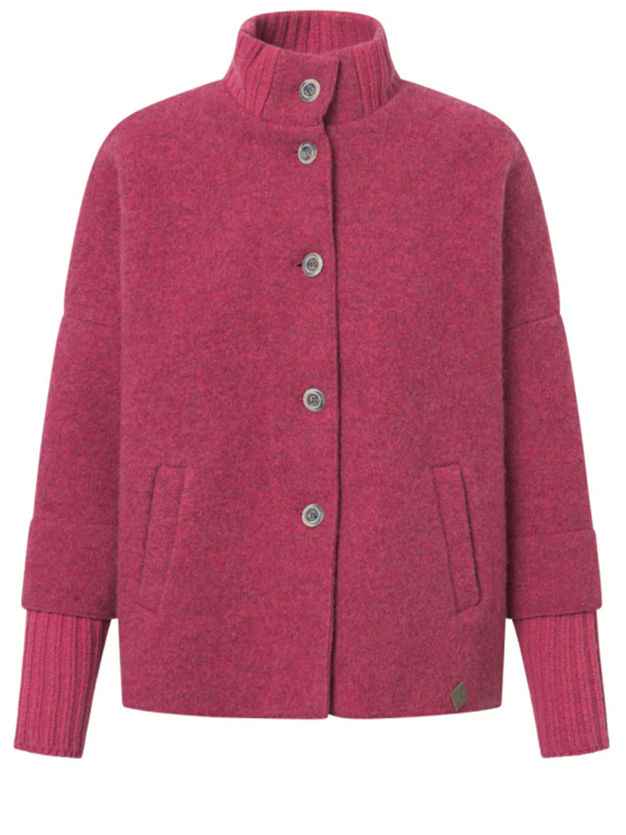 Stapf Walkjacke Ilsa, clematis, oversized