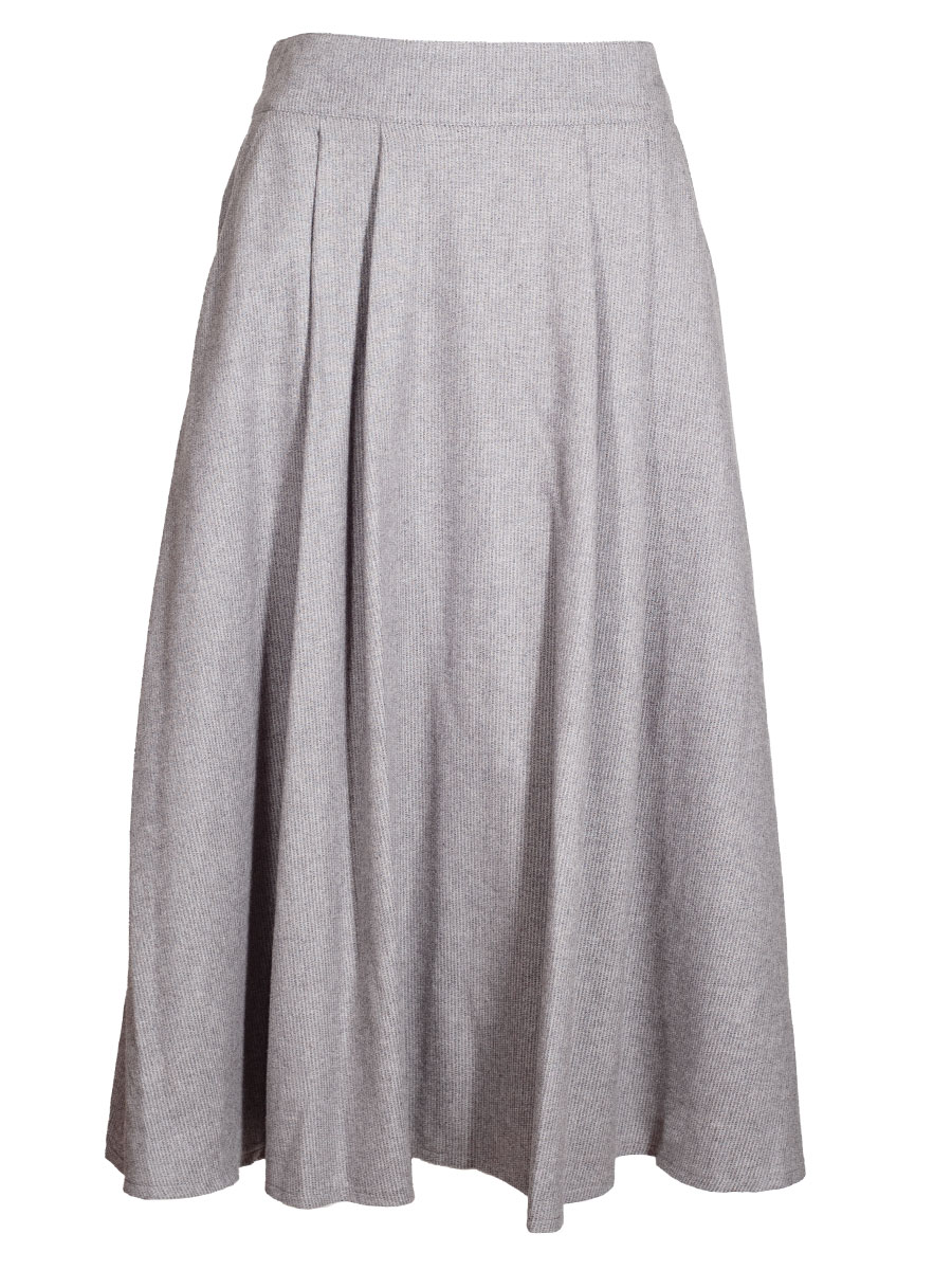 Feli und Hans Lodenrock Rosalia, asche, Gummibund