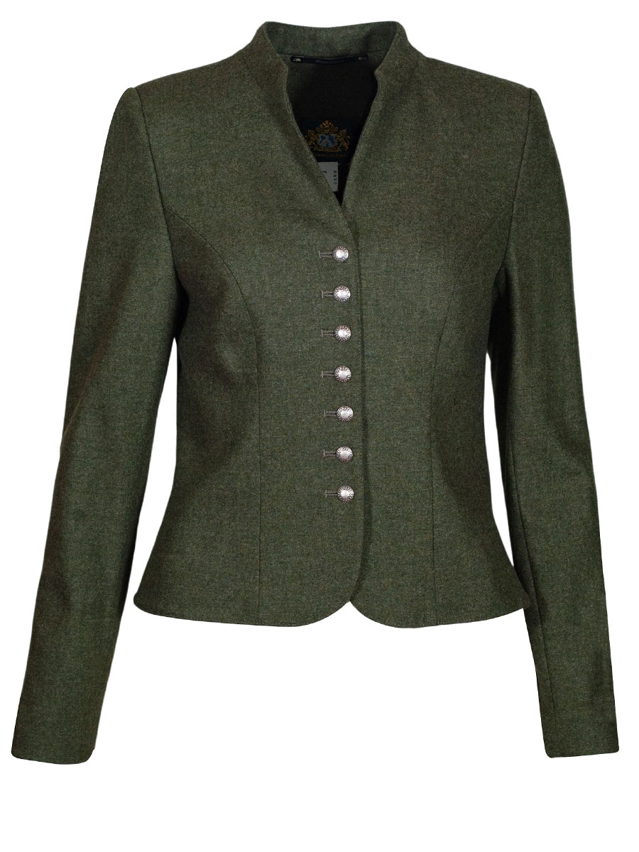 Hammerschmid Mallnitz Lodenjanker, fein, olivgrün, Stretch