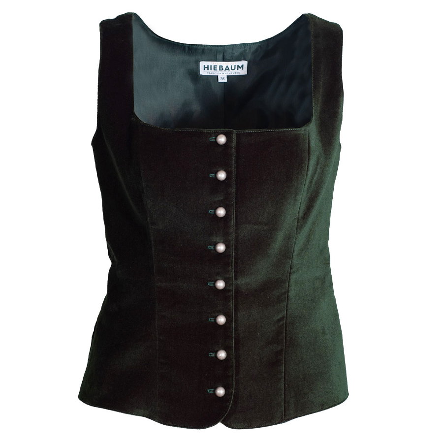 Hiebaum Samtmieder tannengrün