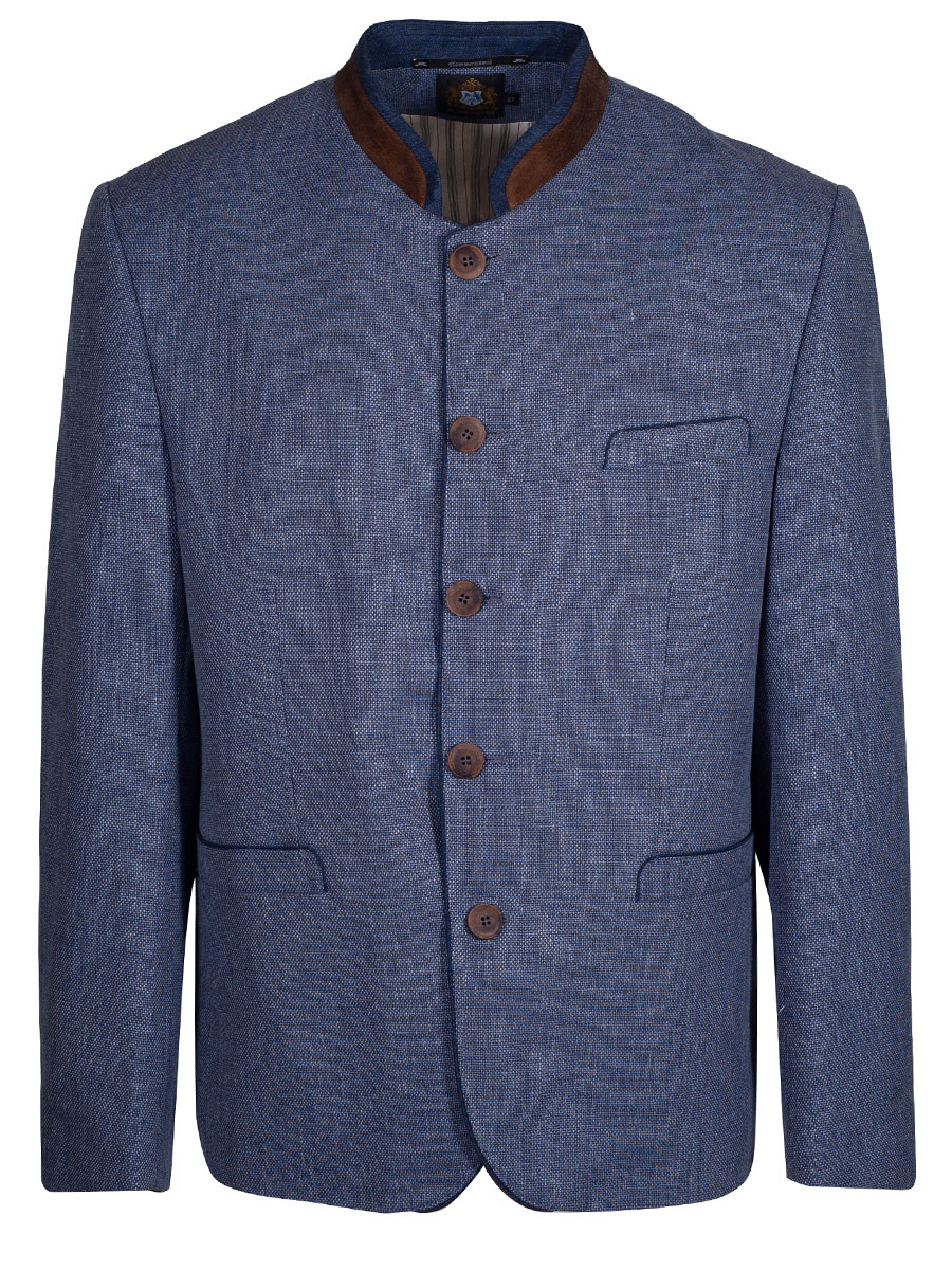 Hammerschmid Leinenjanker Volker, blau