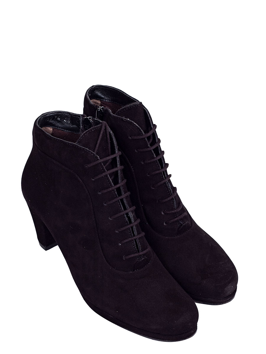 Schuhmanufaktur Gautsche, Samtziege, Trachten Stifelette, schwarz