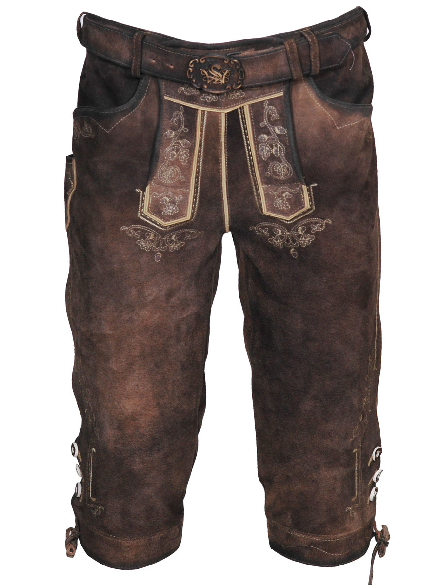 Spieth & Wensky Werner Lederbundhose, Wildbock, antik Leder