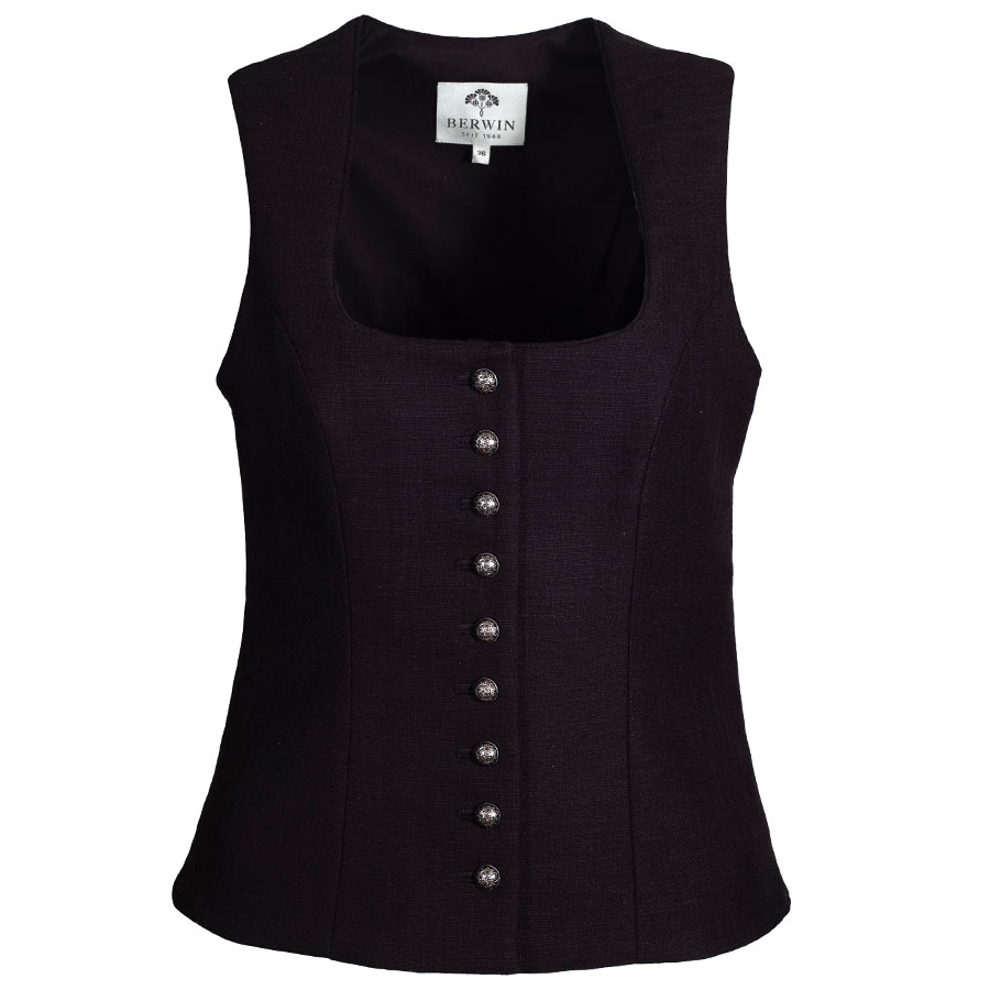 Berwin & Wolff Mieder, schwarz, strukturiert