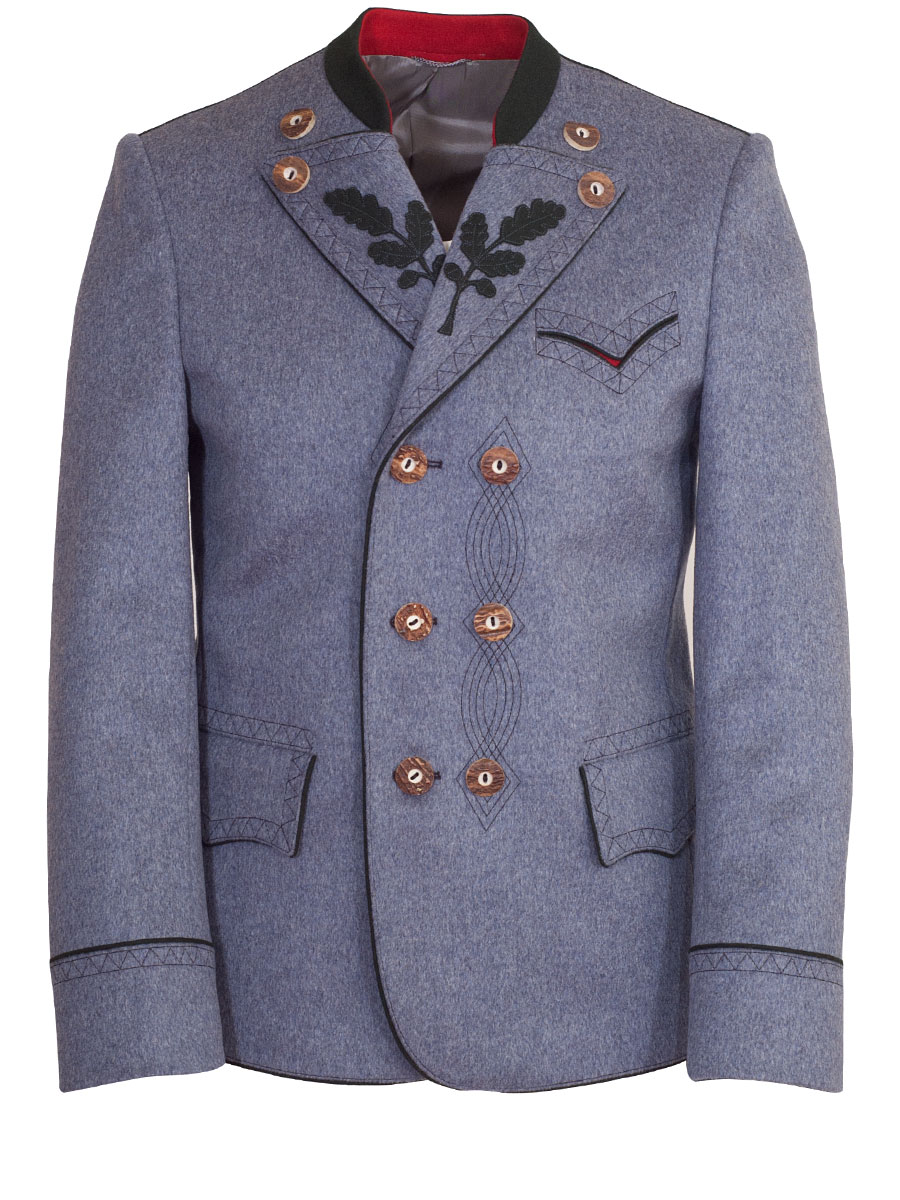 Kinder Lodenjanker Original, Garmisch, hellgrau