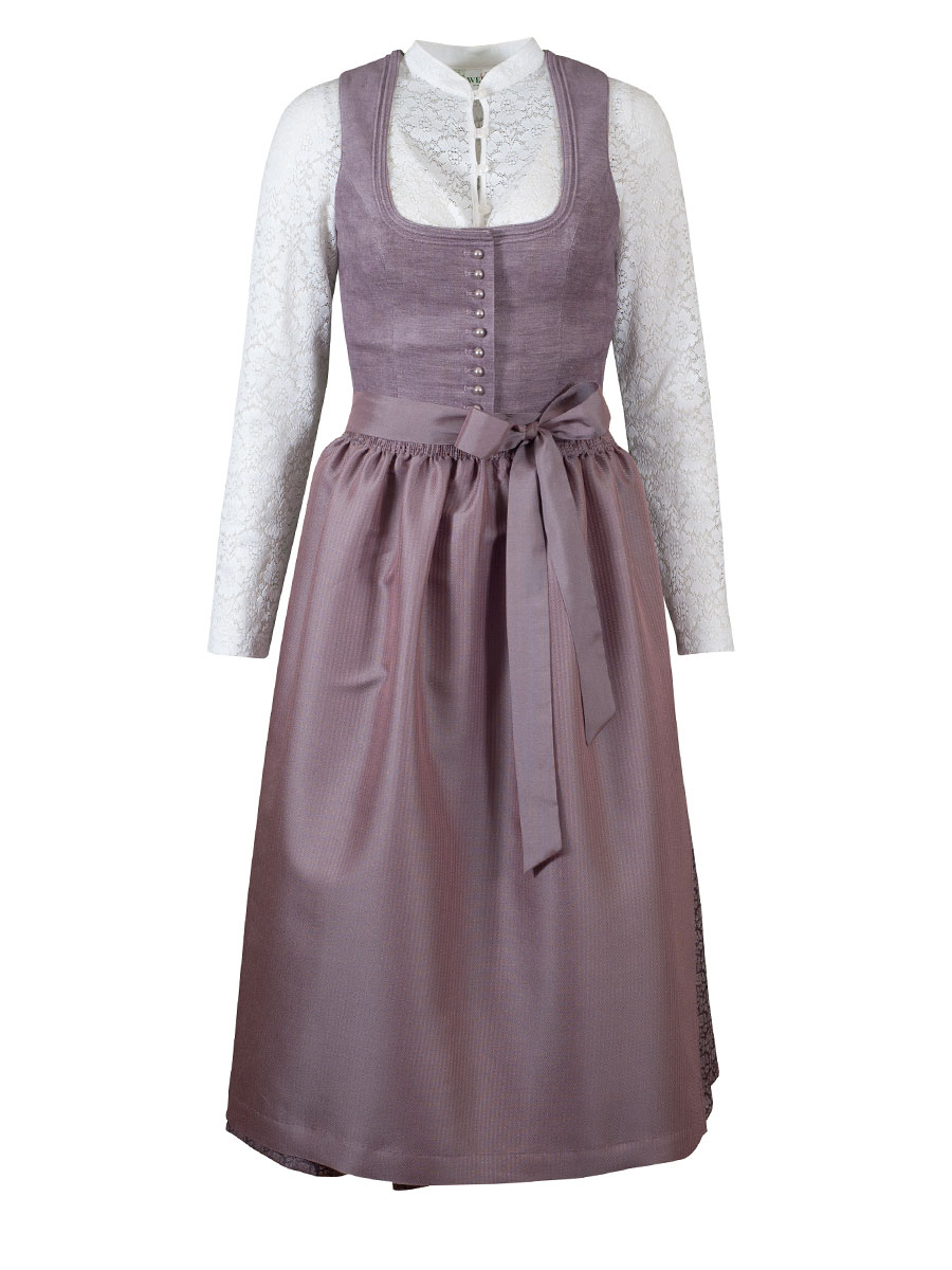 Wenger Dirndl Perla, festlich, mauve, 80cm
