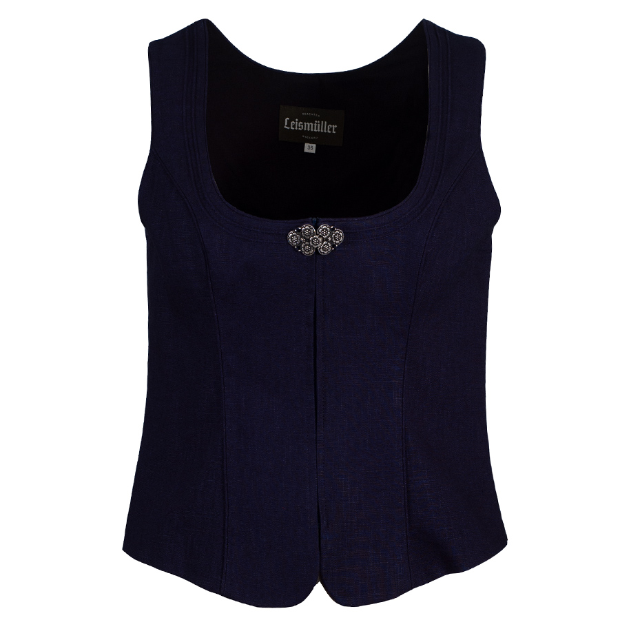 Wenger Leinenspenzer Landau, marine, Silberbrosche