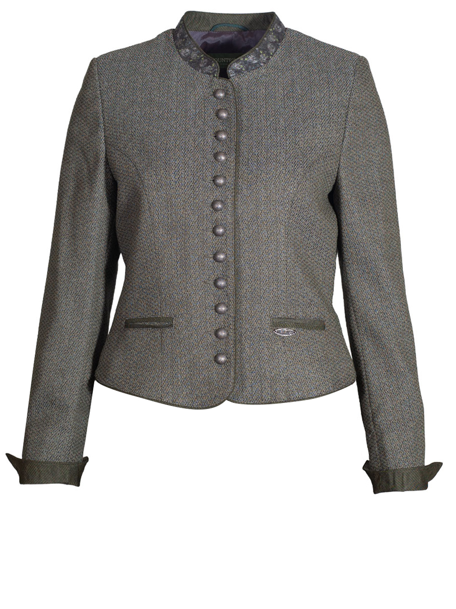 Country Line Damenjanker oliv, Stretch, tailliert