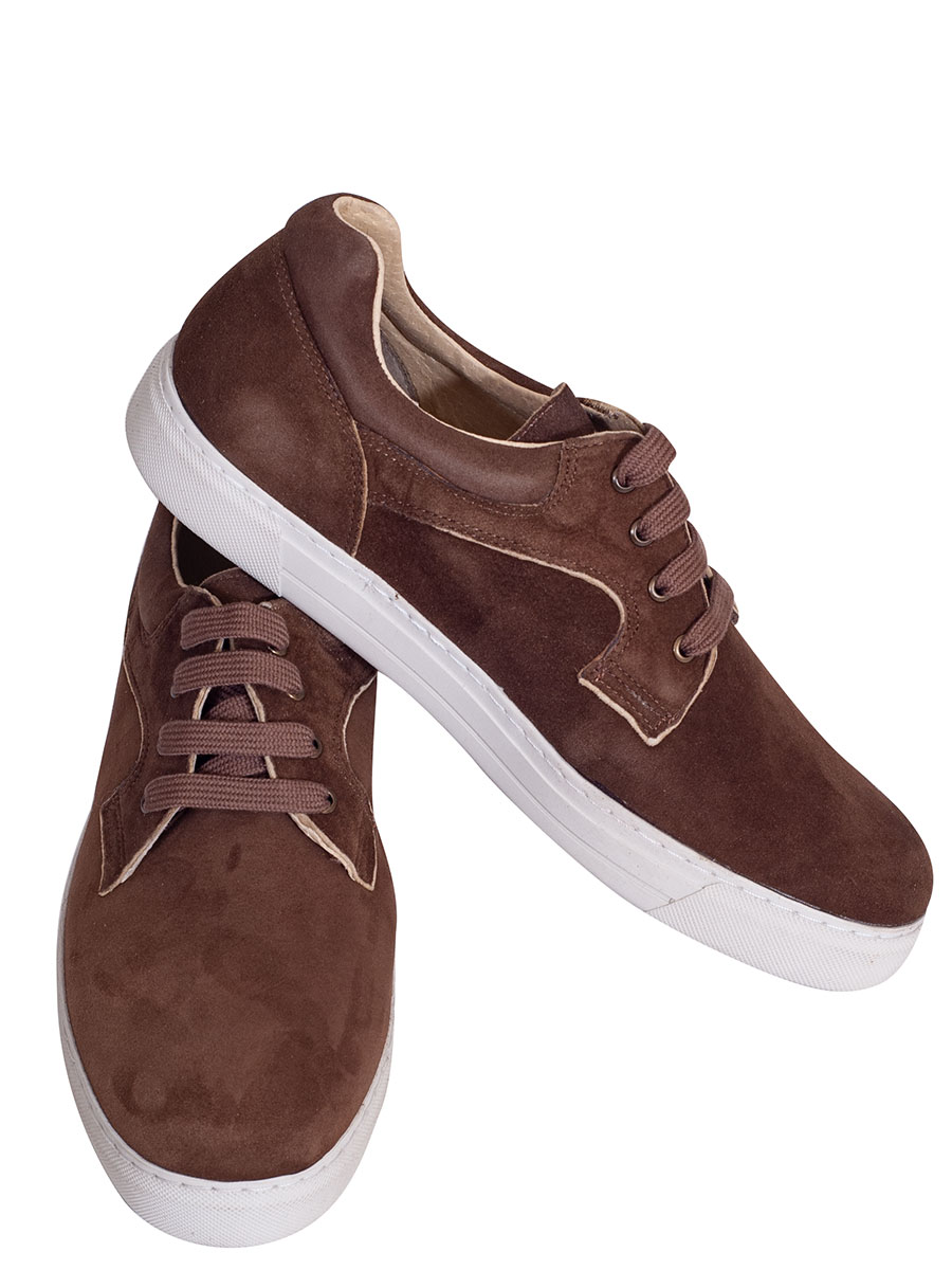 Schuhmanufaktur Gautsche, Sneaker, Hirschcalf, smoke, braun