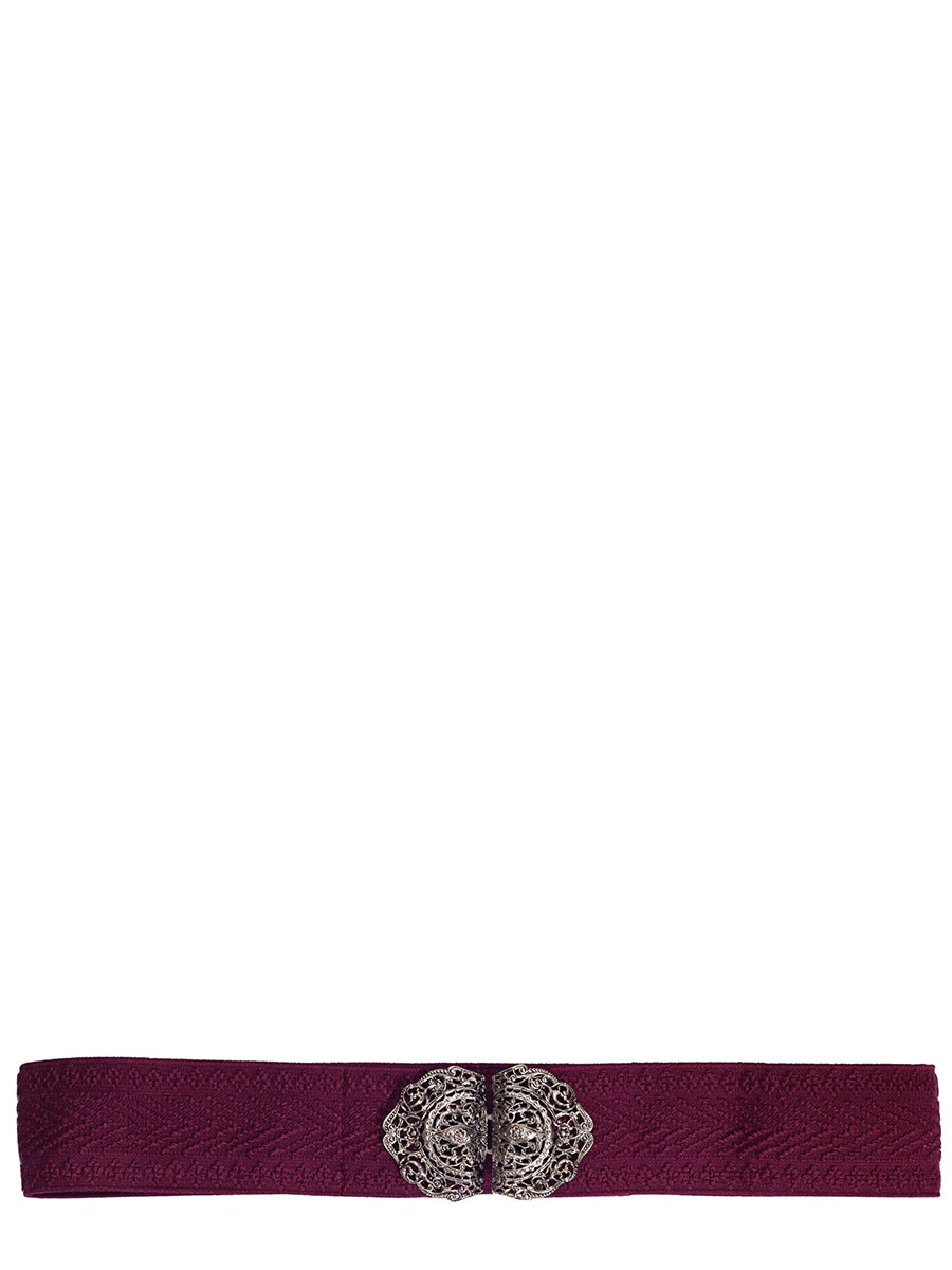 Hammerschmid Stretchgürtel weinrot, Schließe