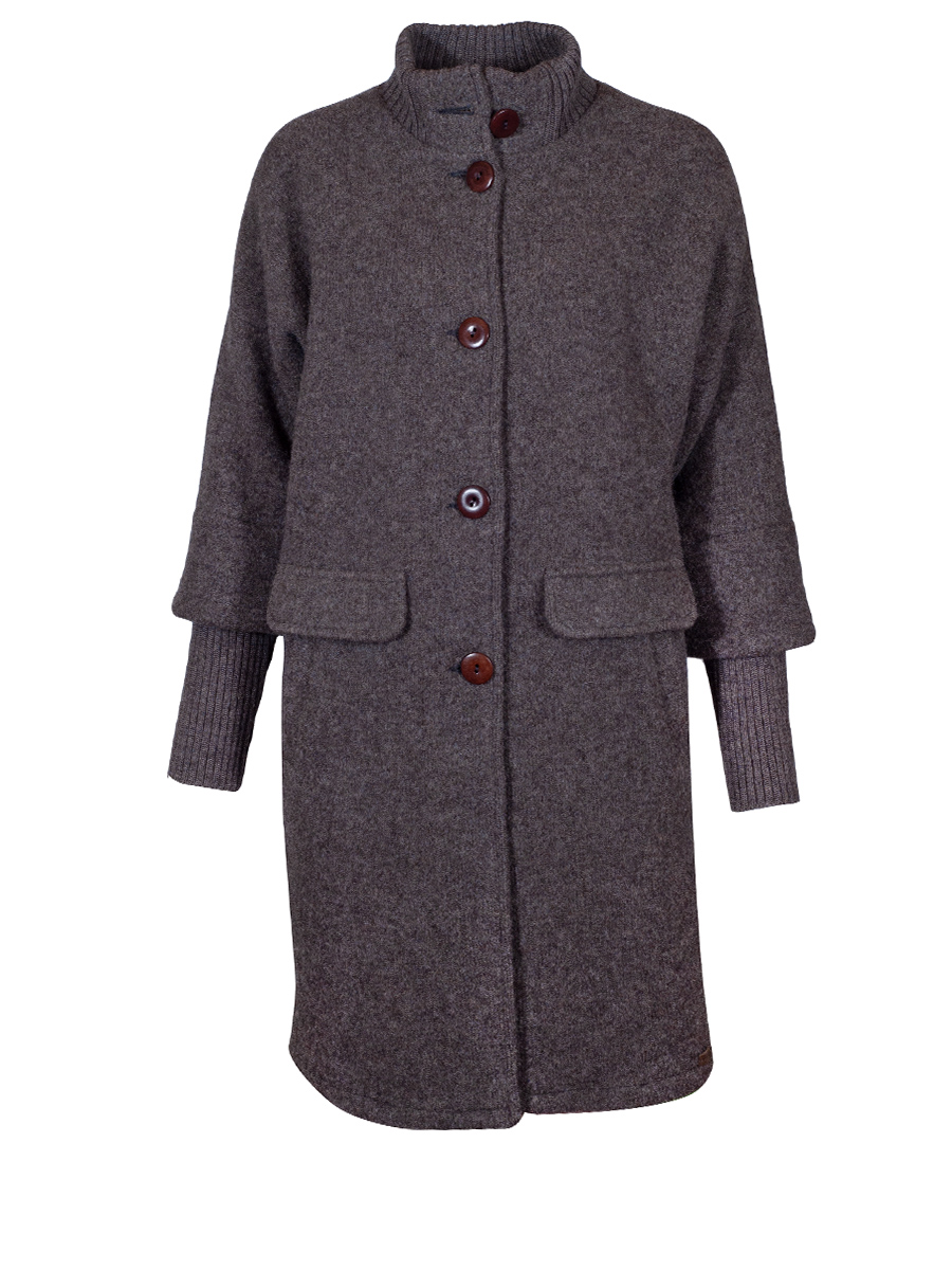 Stapf Walkmantel Allisson, aschegrau, Walk und Strick