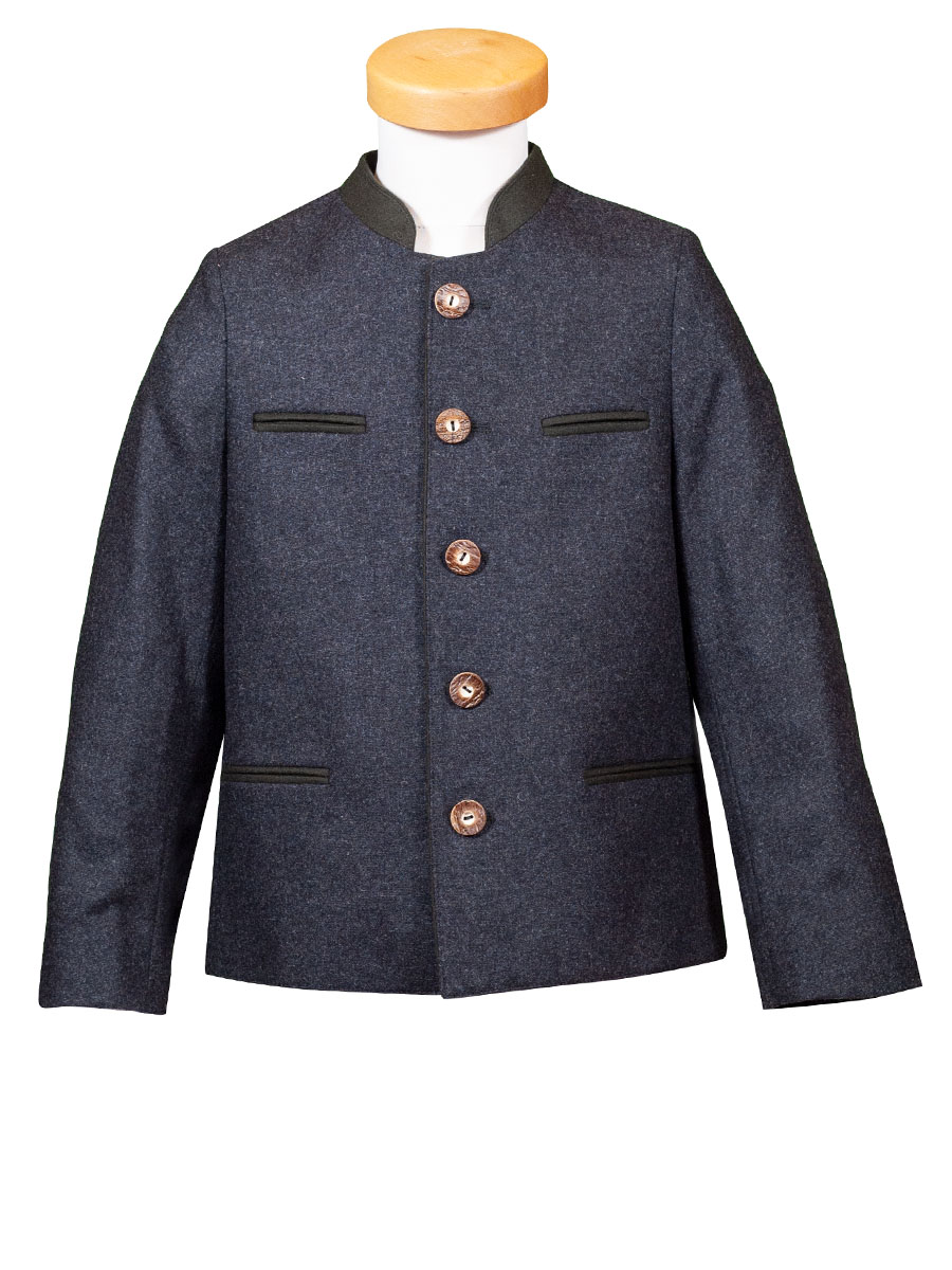 Kinder Lodenjanker Tegernseer anthrazit