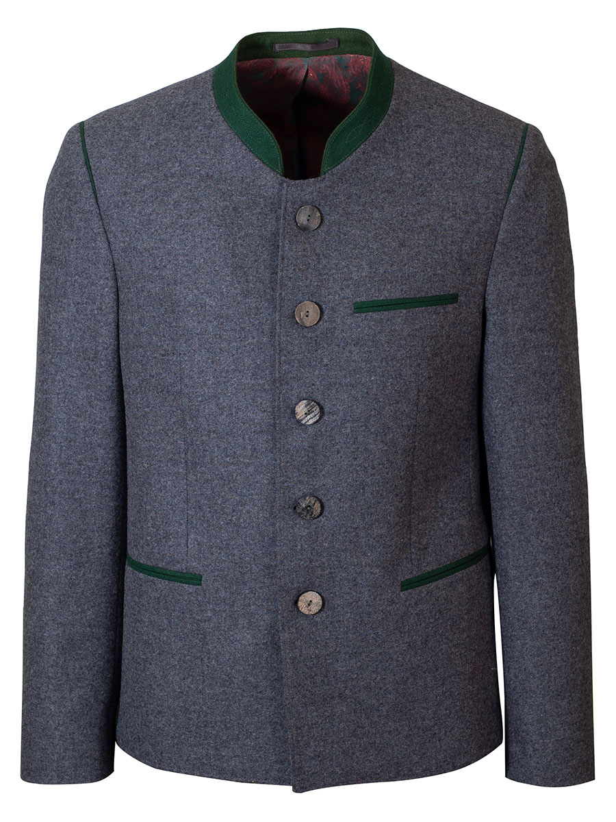 hausg'macht Lodenjanker Wallgau, grau, elegant