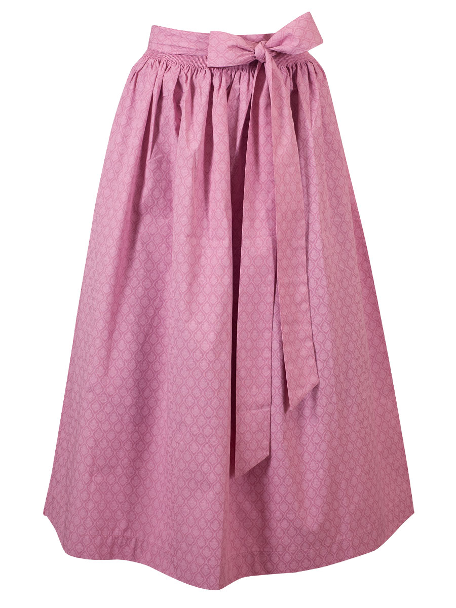 Hammerschmid Baumwollschürze rosa, gemustert, 89cm