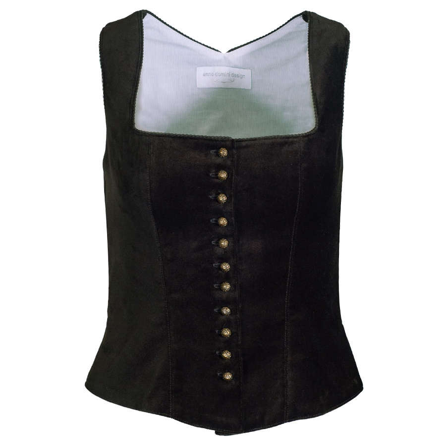 Anno Domini Design Samtmieder Gina, oliv, Stretch, Schoßerl