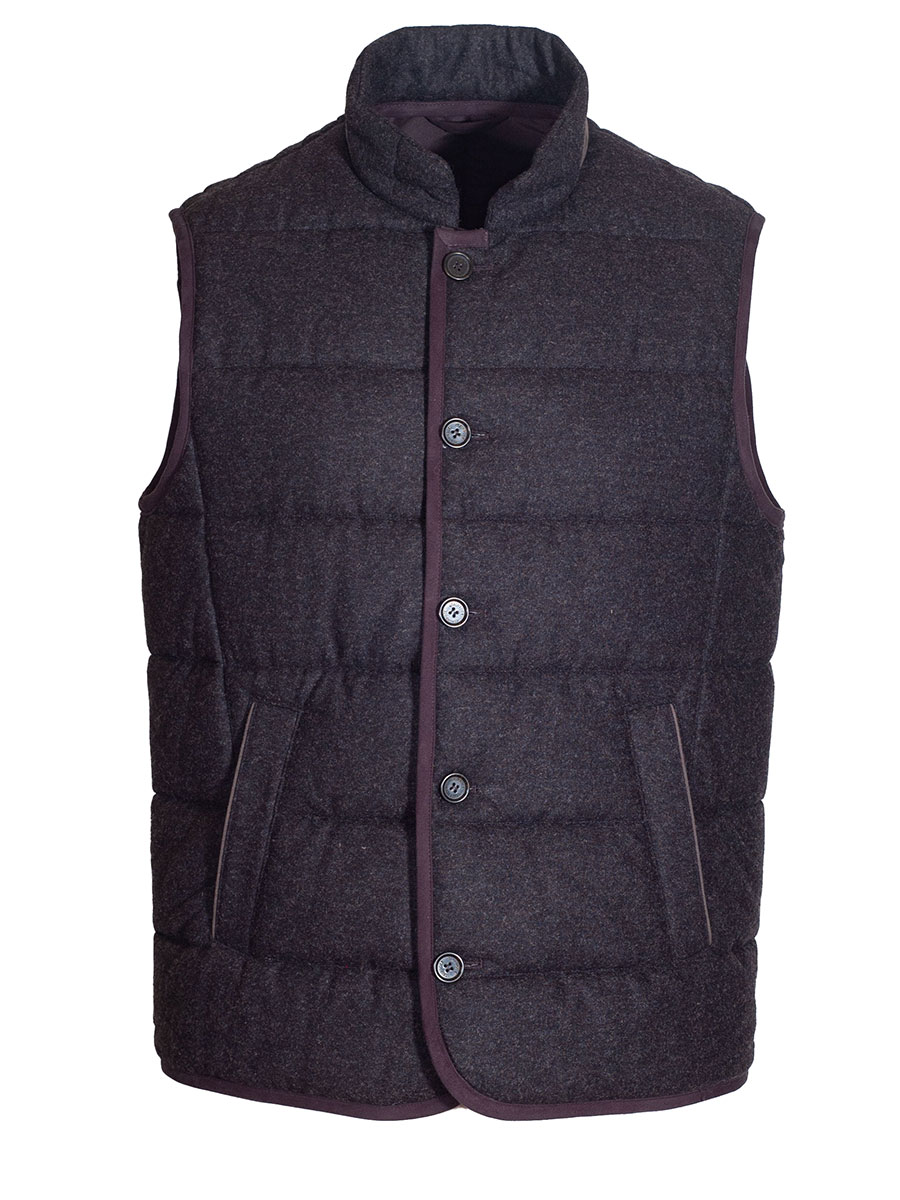 Steinbock Freizeitweste Waidring, grau, Steppweste