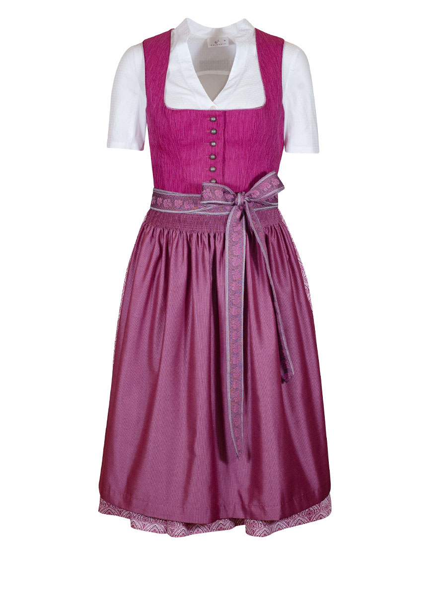 Country Line Dirndl, pink, festlich, 70lg