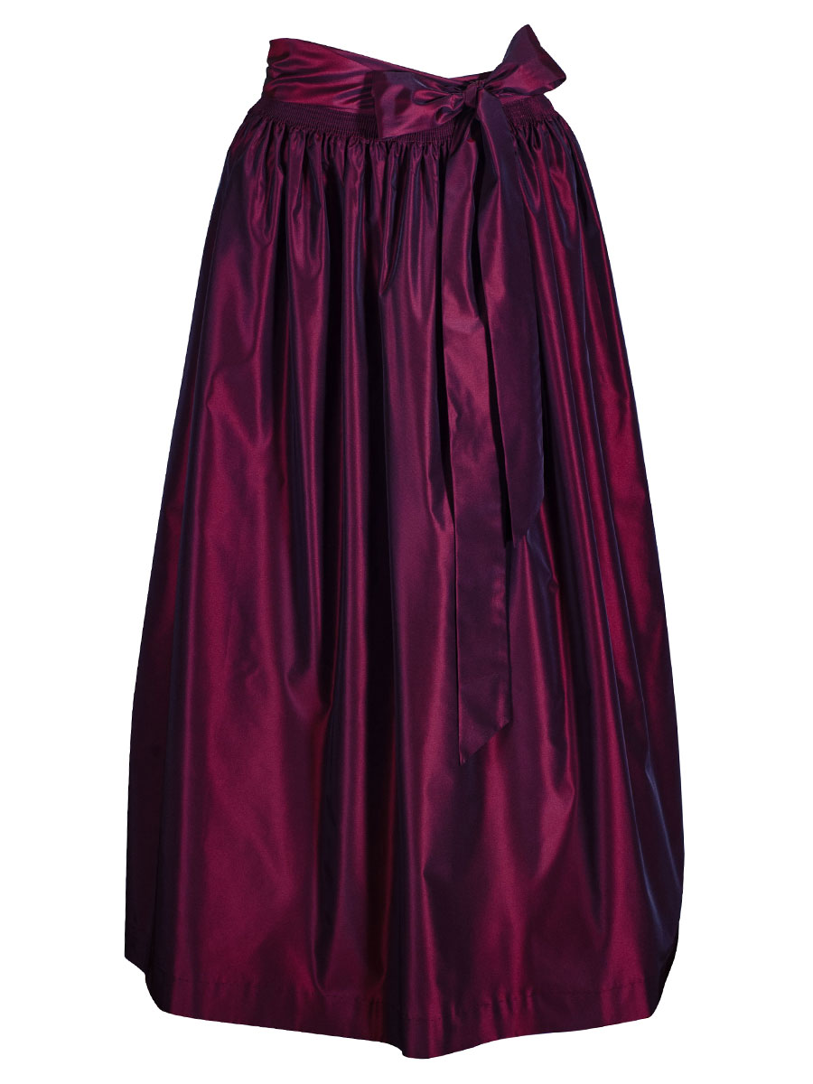 Hammerschmid Dirndlschürze, festlich, bordeaux, 89cm