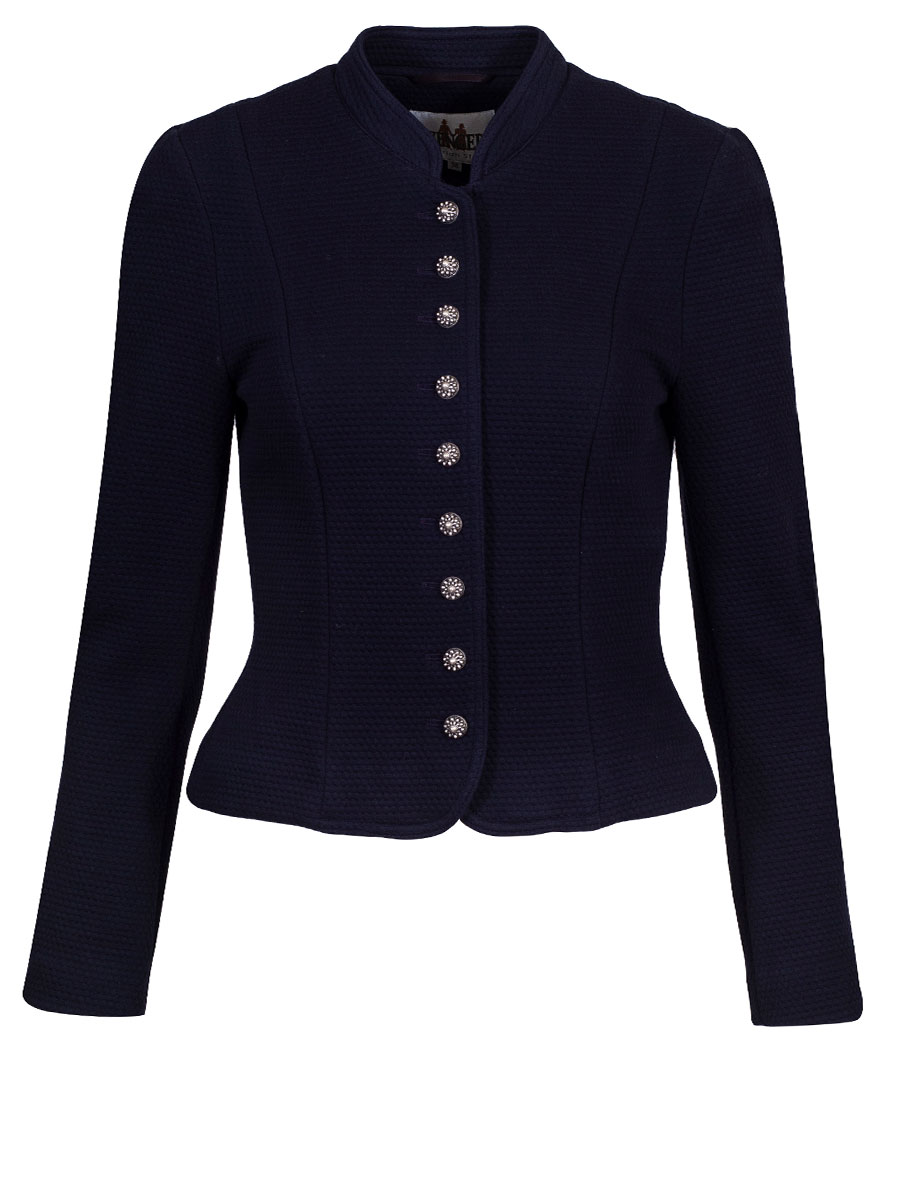 Wenger Stretchjanker See, marineblau, strukturiert