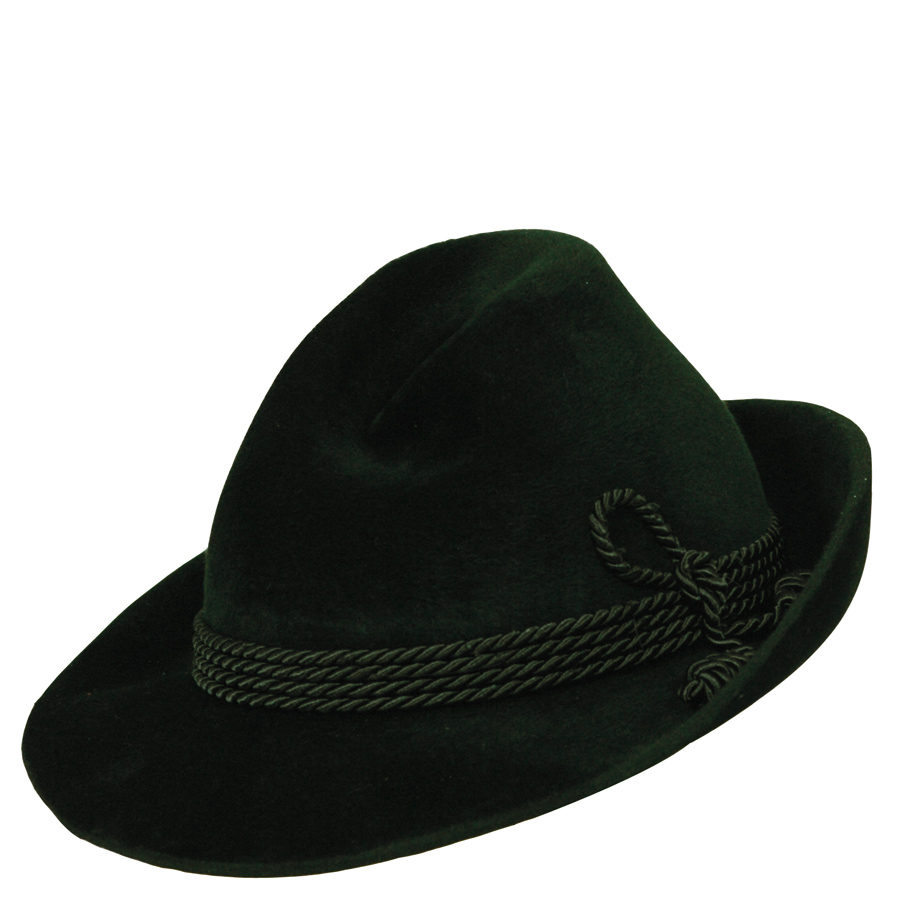 Lembert Trachtenhut Dreher Samt-Velour grün