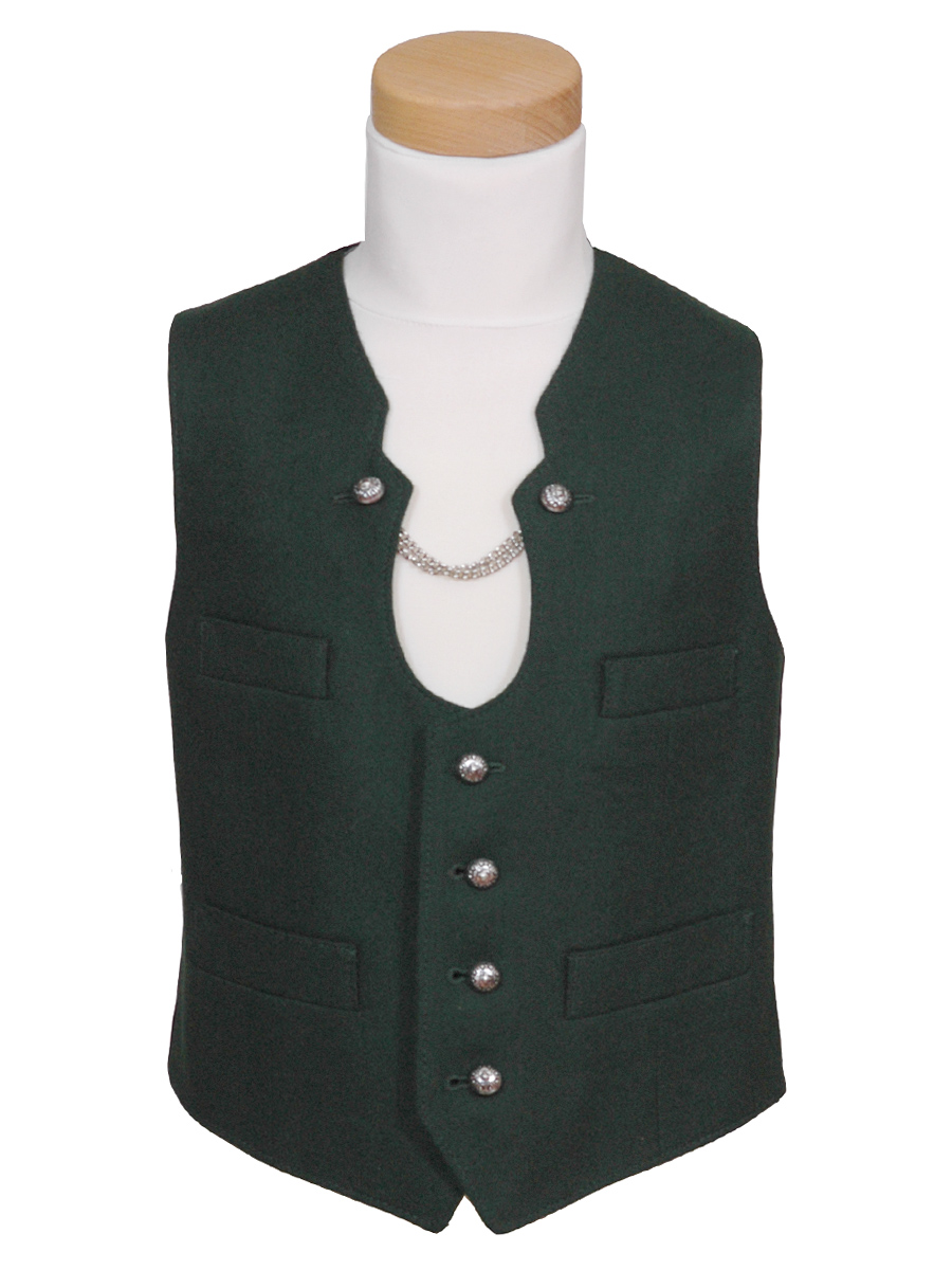Scherer Trachtenweste Inzell grün, Buben