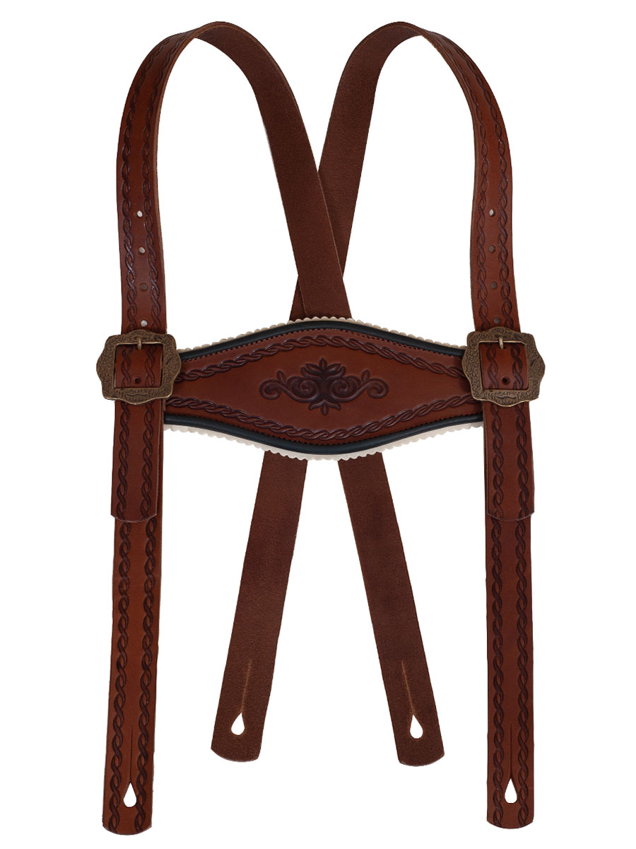 Töpfer Stegträger braun mit Prägung