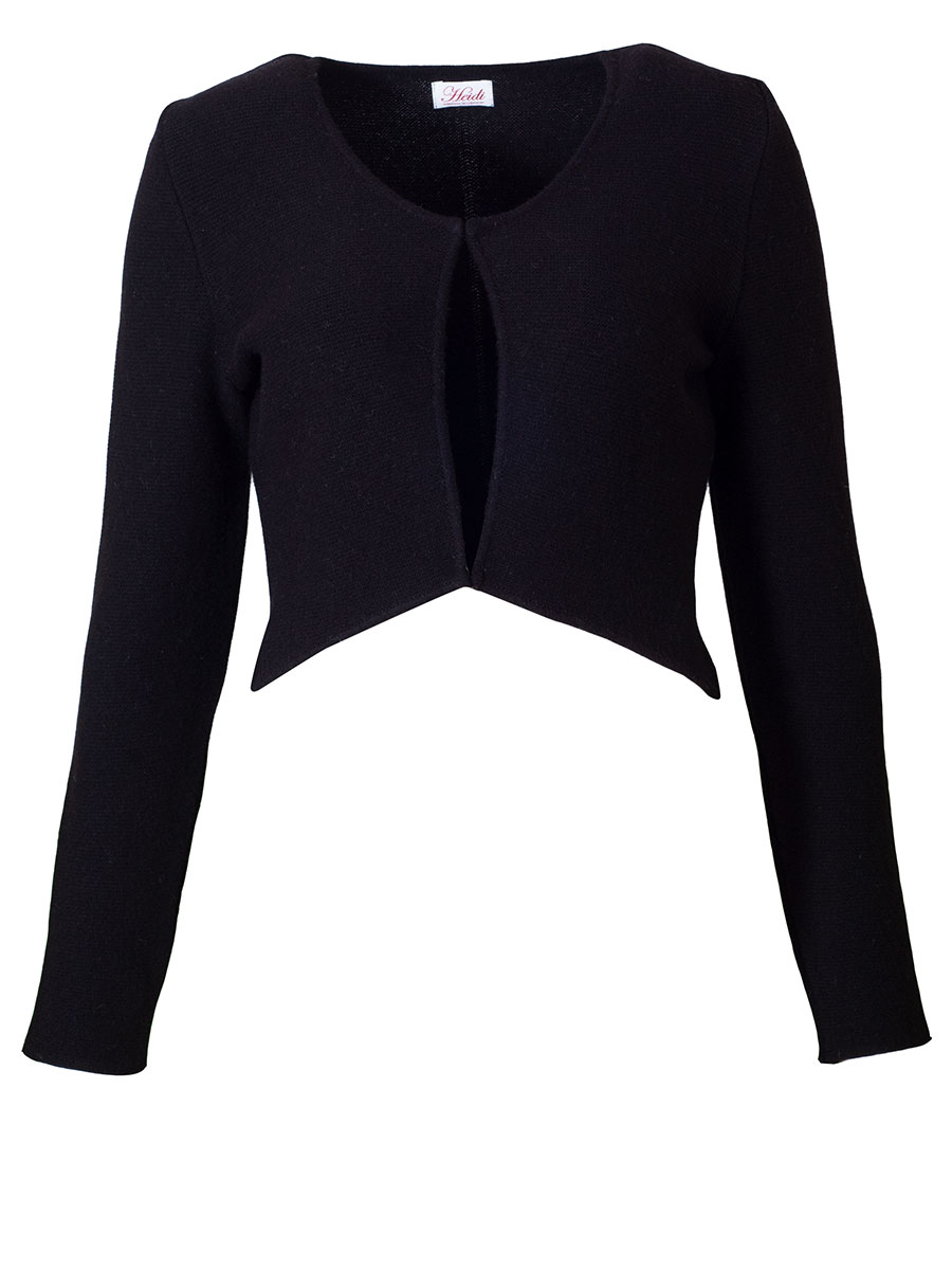 Heidi, Marie Antoinette, Strickbolero schwarz