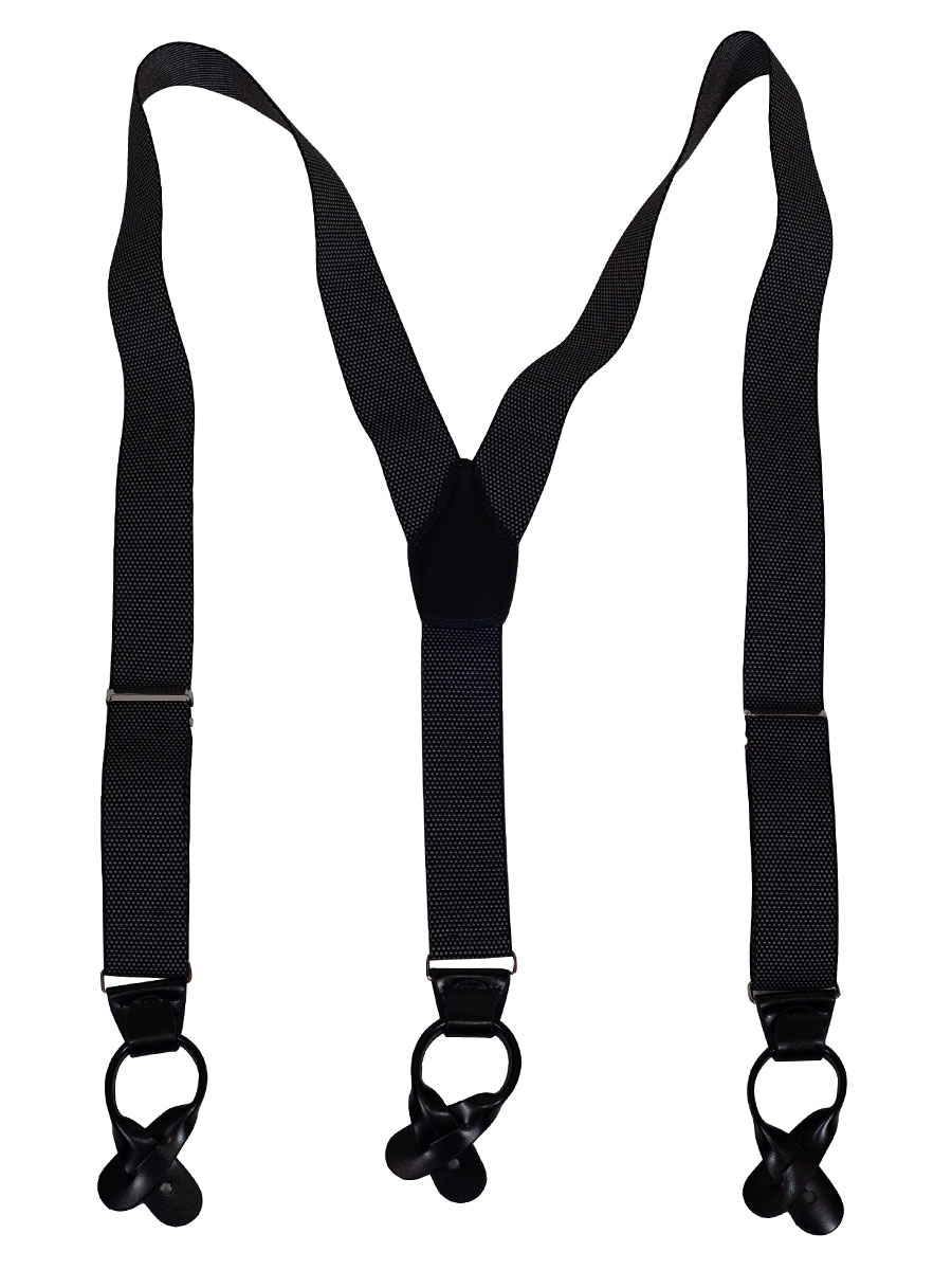 NEW G.O.L Kinderhosenträger, Gummi, schwarz, zum Anknöpfen