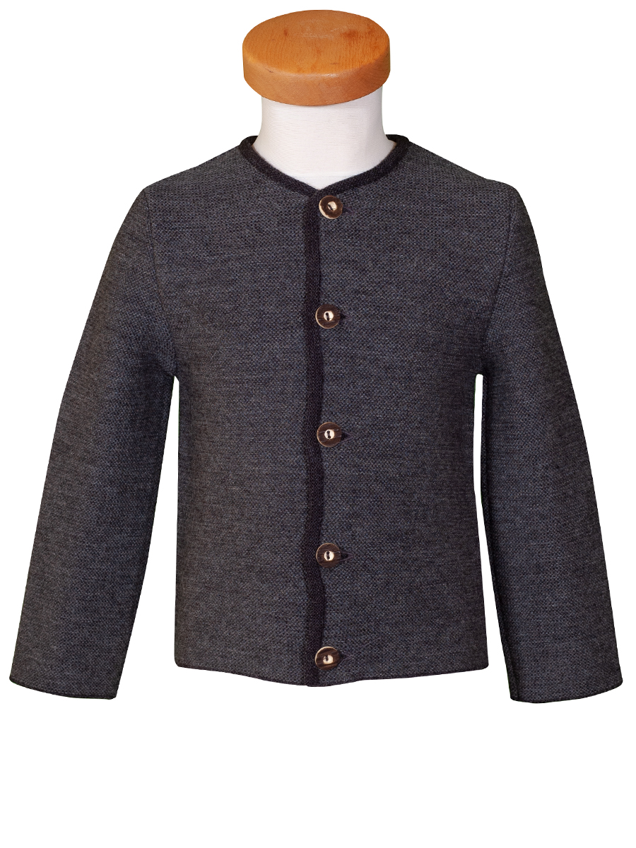 Hammerschmid Wals Strickjacke, Jungen, dunkelgrau