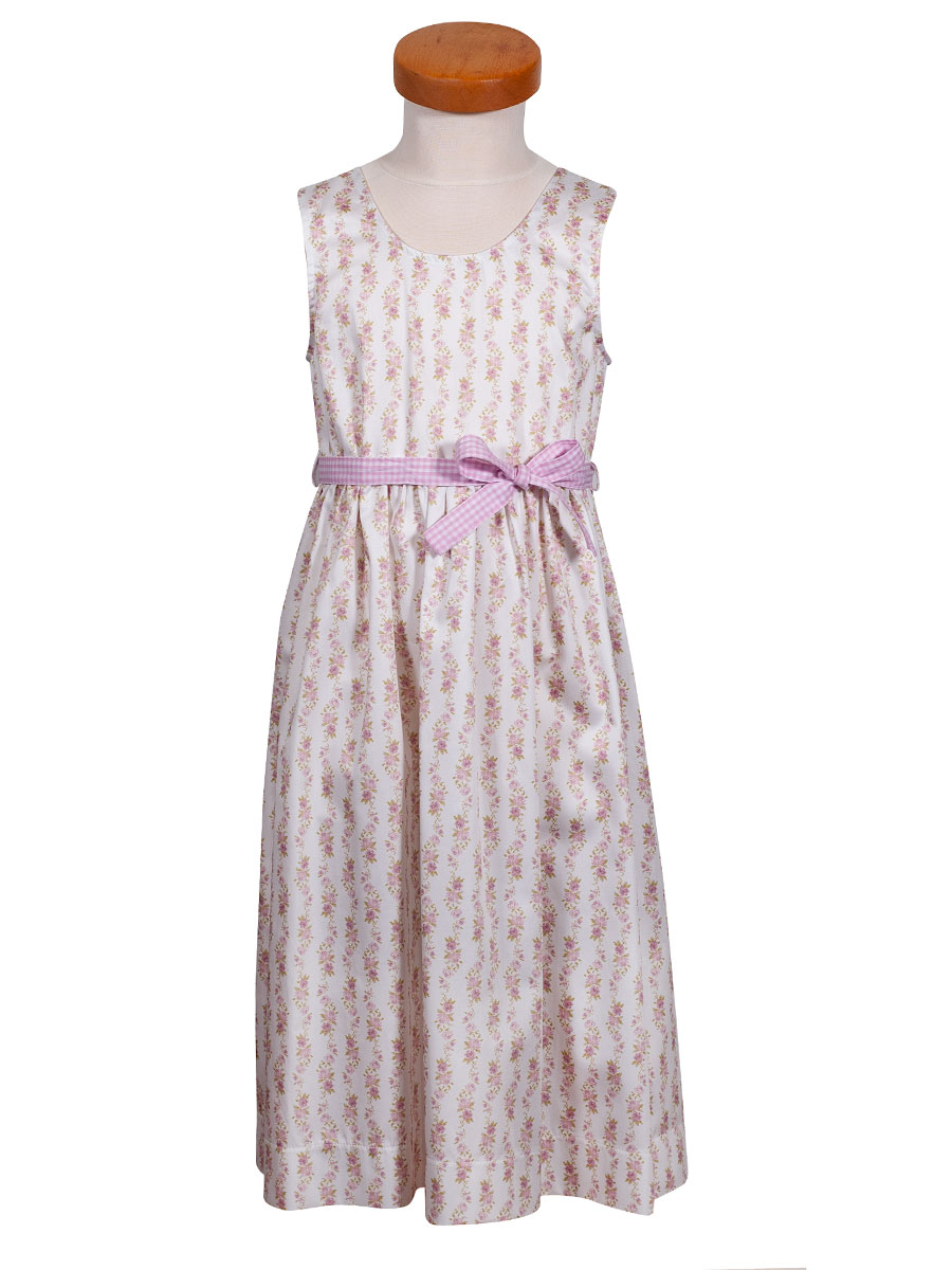 Berwin & Wolff Sommerkleid, Kinder, weiß mit rosa Rosen