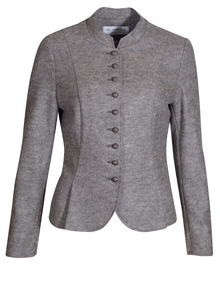 Anno Domini Design Walkjacke Alina, steingrau, Schoßerl