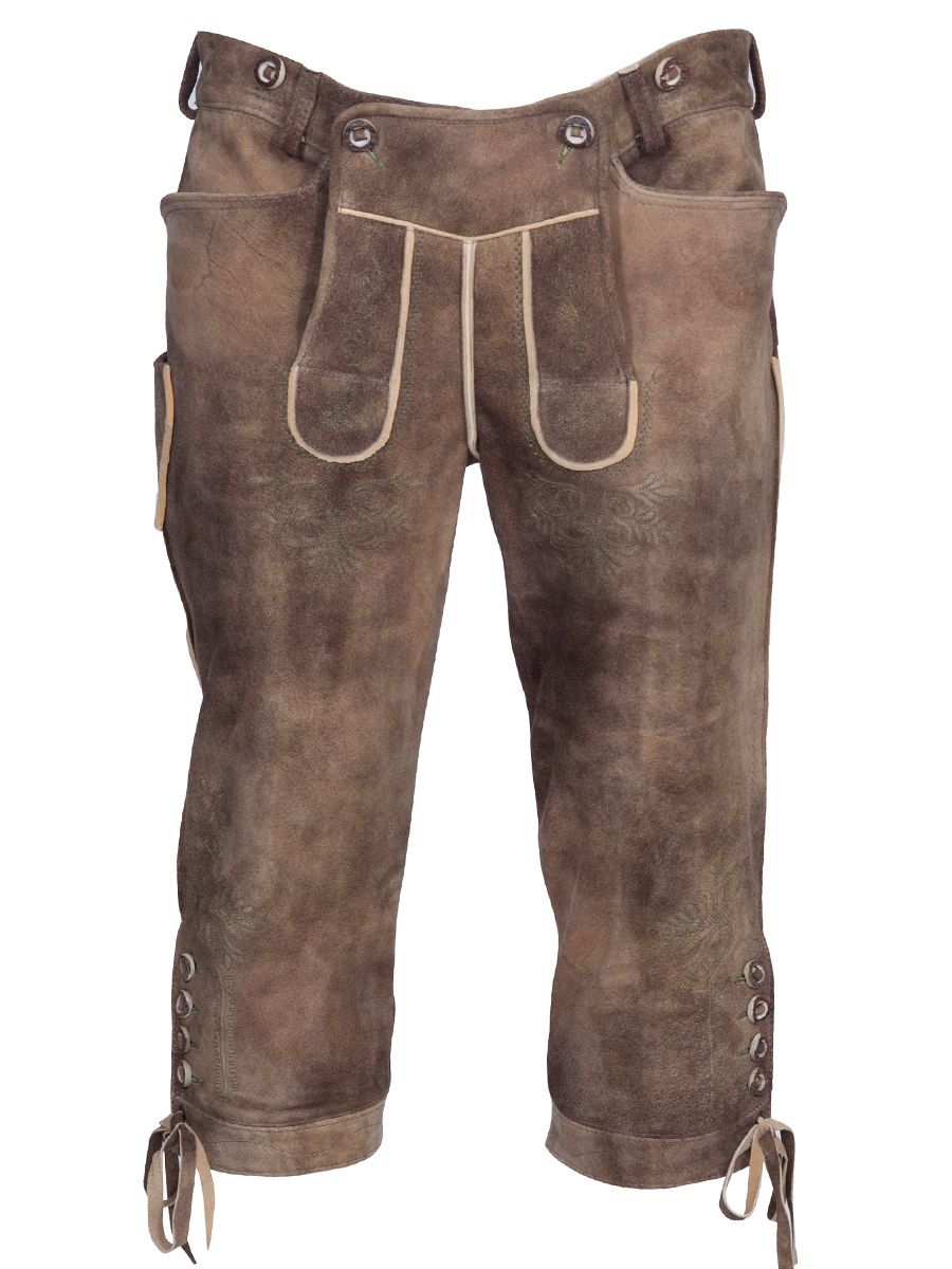 Weinbauer Erzherzog Kniebundlederhose Wildbock sämisch